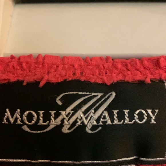 Molly Malloy vintage red crop top size 10 - Picture 4 of 6